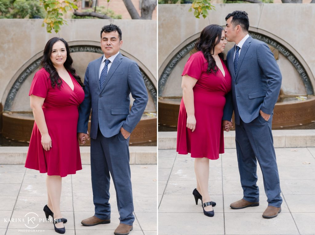 Los Angeles Central Library Engagement Session – Karina Pires Photography