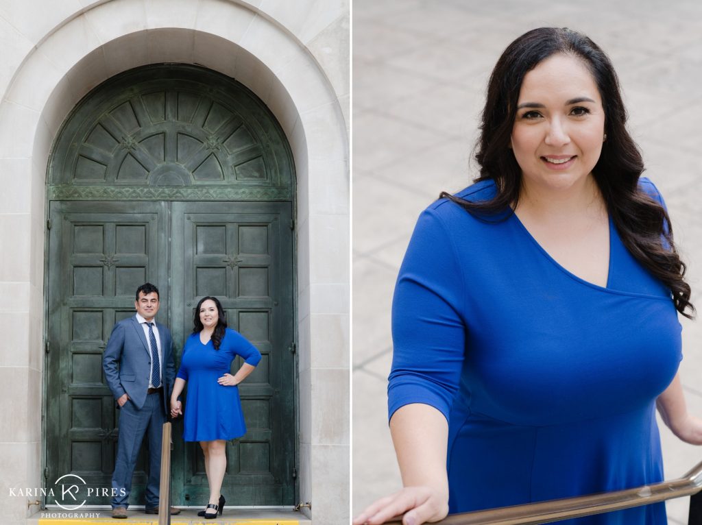 Los Angeles Library Engagement Session – Karina Pires Photography