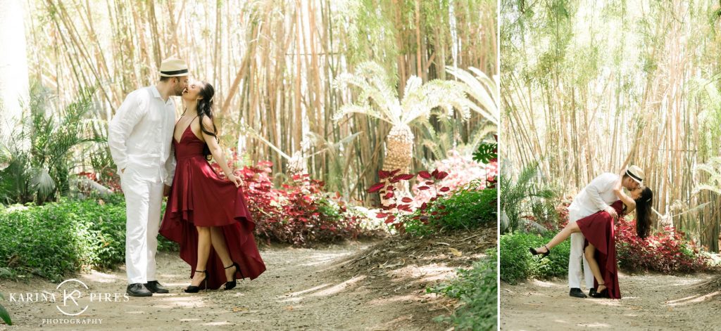 Nini and Jeffrey’s LA Arboretum Engagement Session by Karina Pires Photography