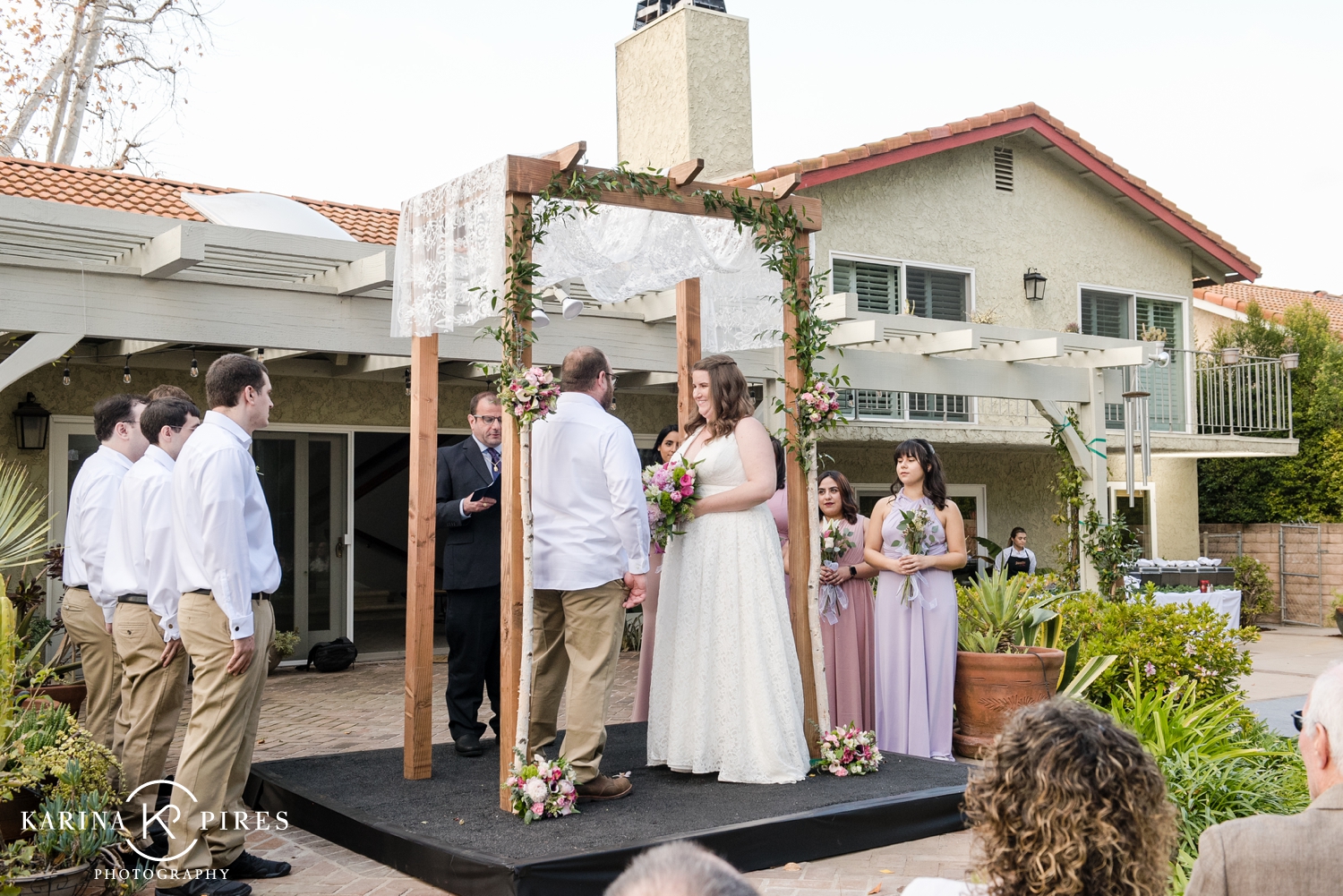 Sarah and Jordan’s Intimate Los Angeles Backyard Wedding