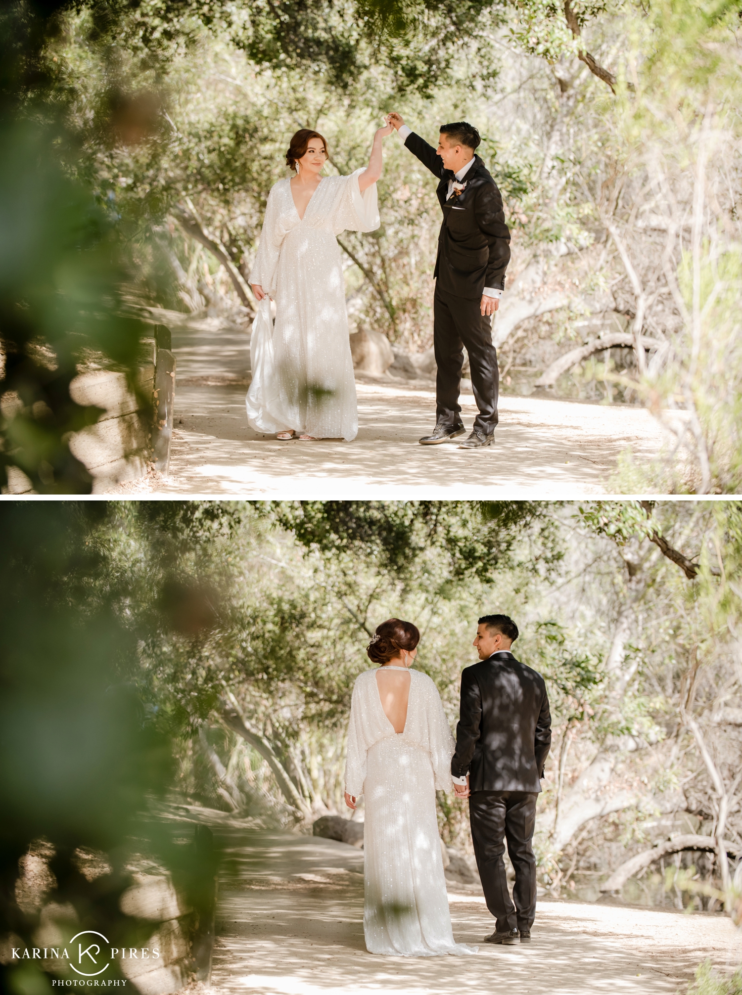 A Surprise Forest Elopement for Essential Workers in Los Angeles - Featured on Inside Weddings