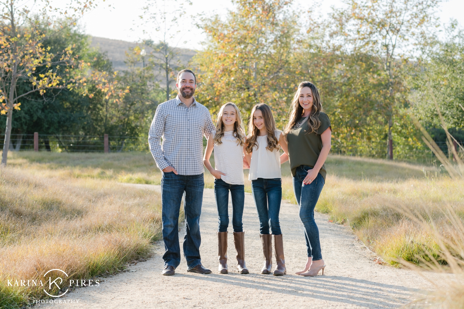 Family session at Quail Hill in Irvine, California