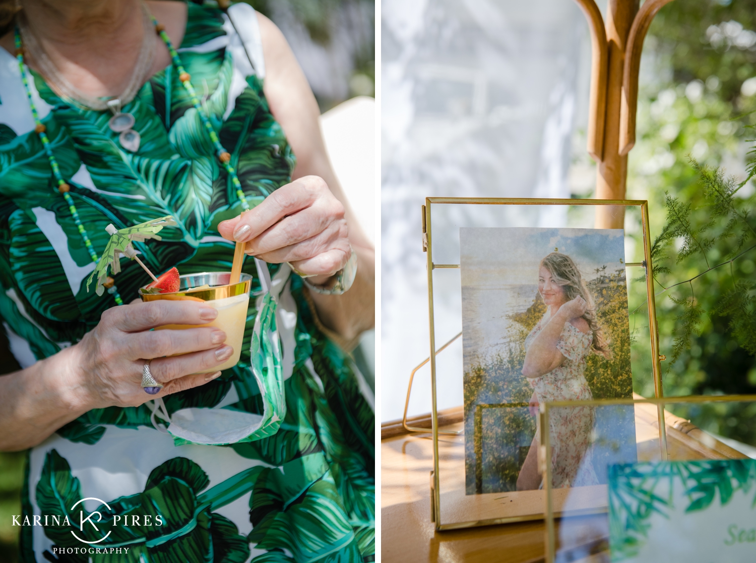 Topical backyard bridal shower in Los Angeles