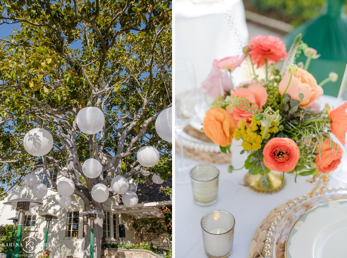 Colorful Spring Backyard Wedding in Pacific Palisades