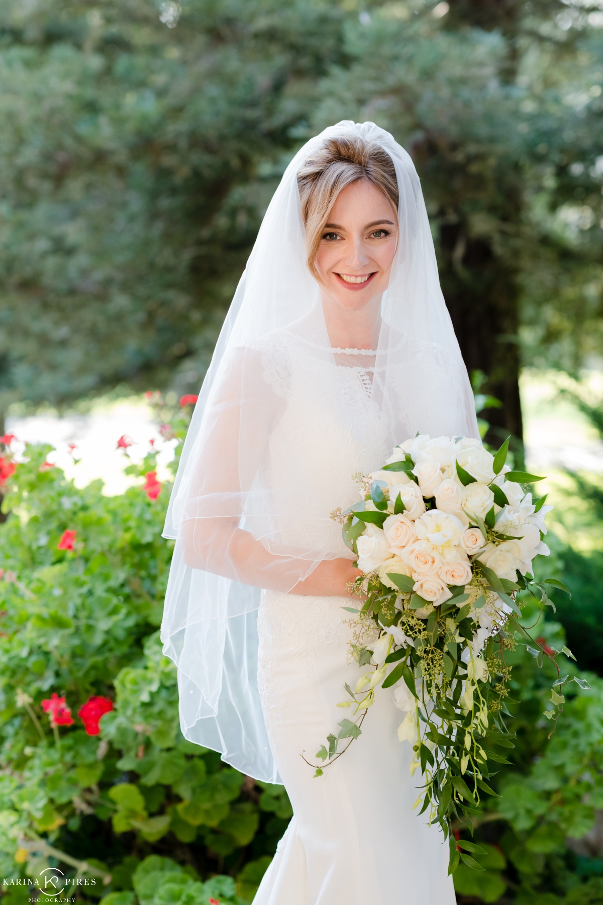 Bridal portraits at Middle Ranch