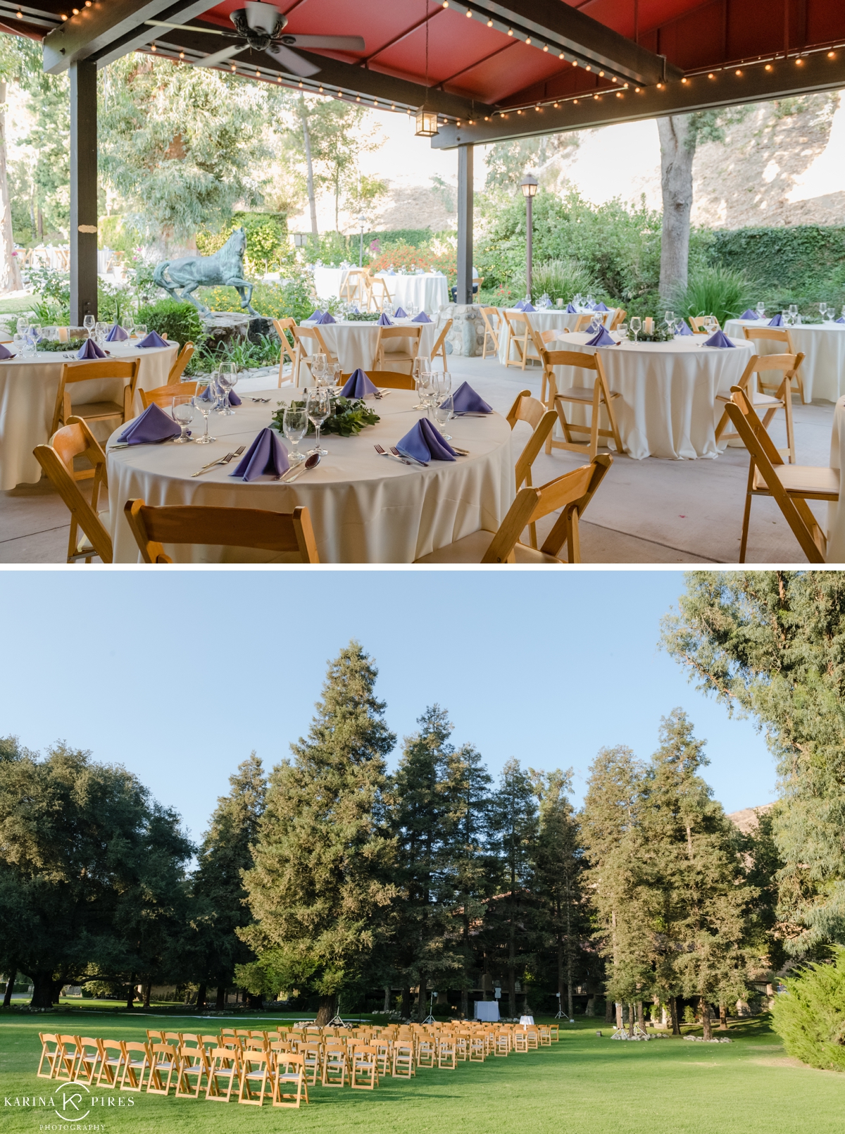 Summer wedding at Middle Ranch in Southern California 