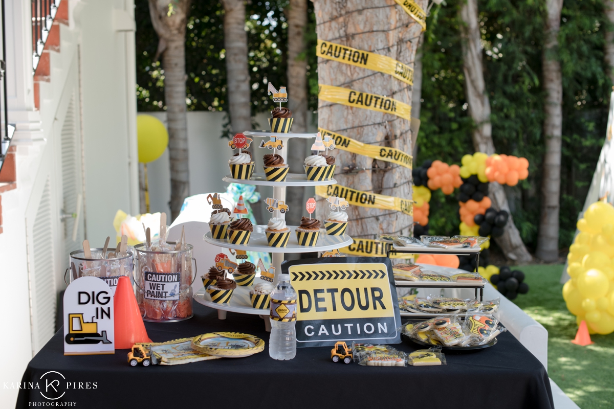 Construction Themed Second Birthday Party in LA