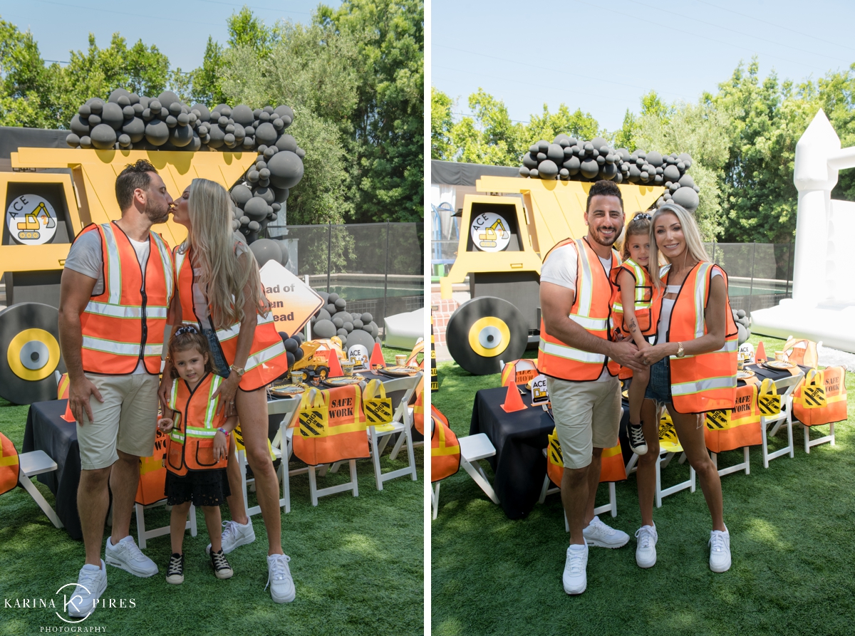 Ace’s Construction Themed Second Birthday Party in LA, for Heather and Josh Altman from Million Dollar Listing LA