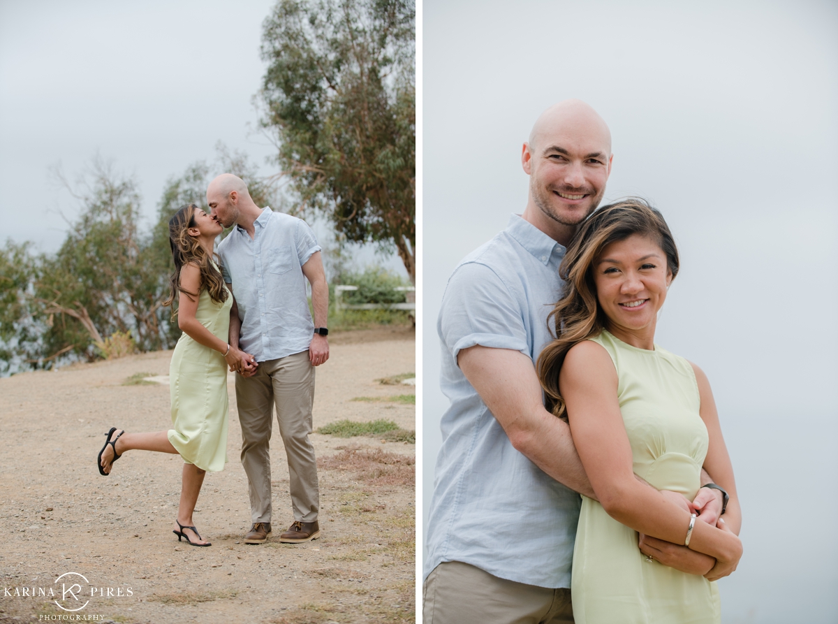 Couples mini-session after an engagement in Los Angeles