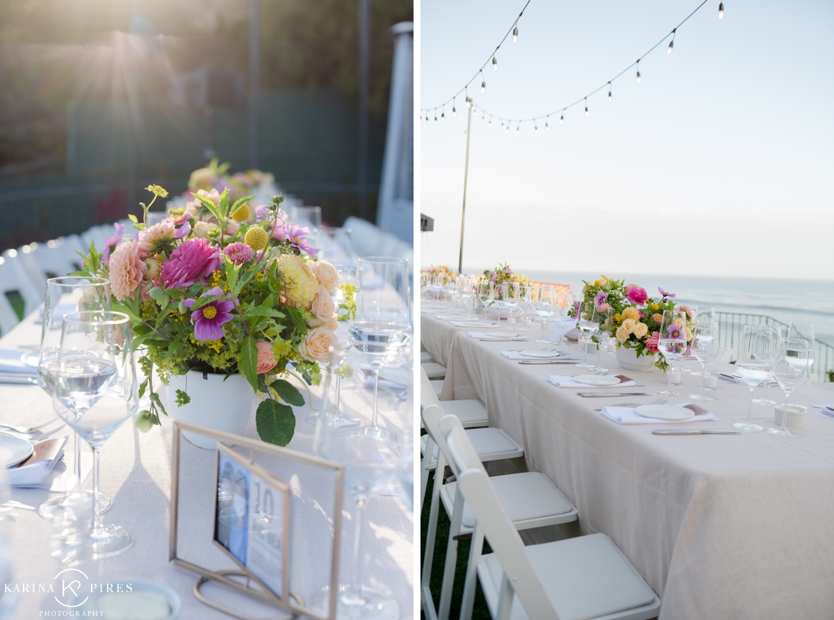Spring wedding in Malibu planned by Catalina Productions