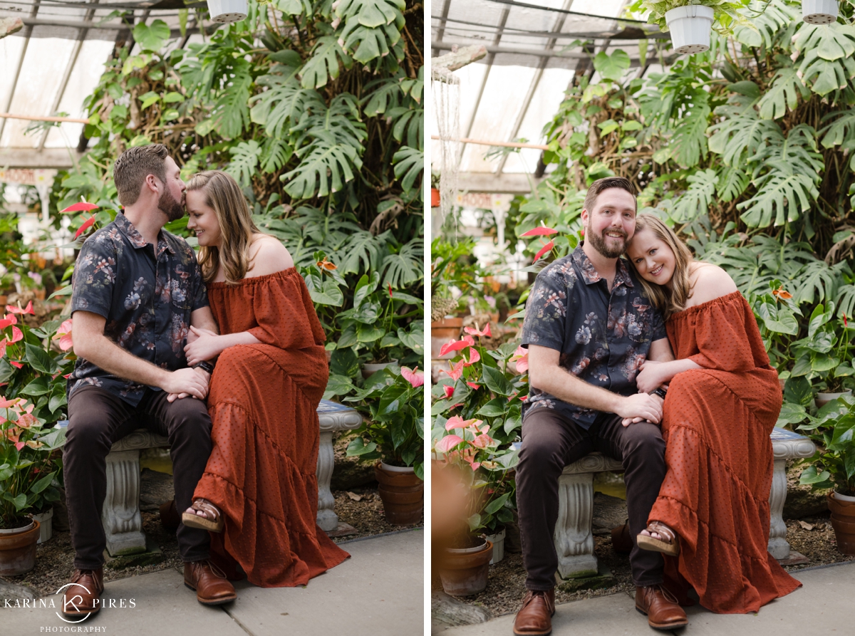 A boho inspired engagement session at Orchid Fever
