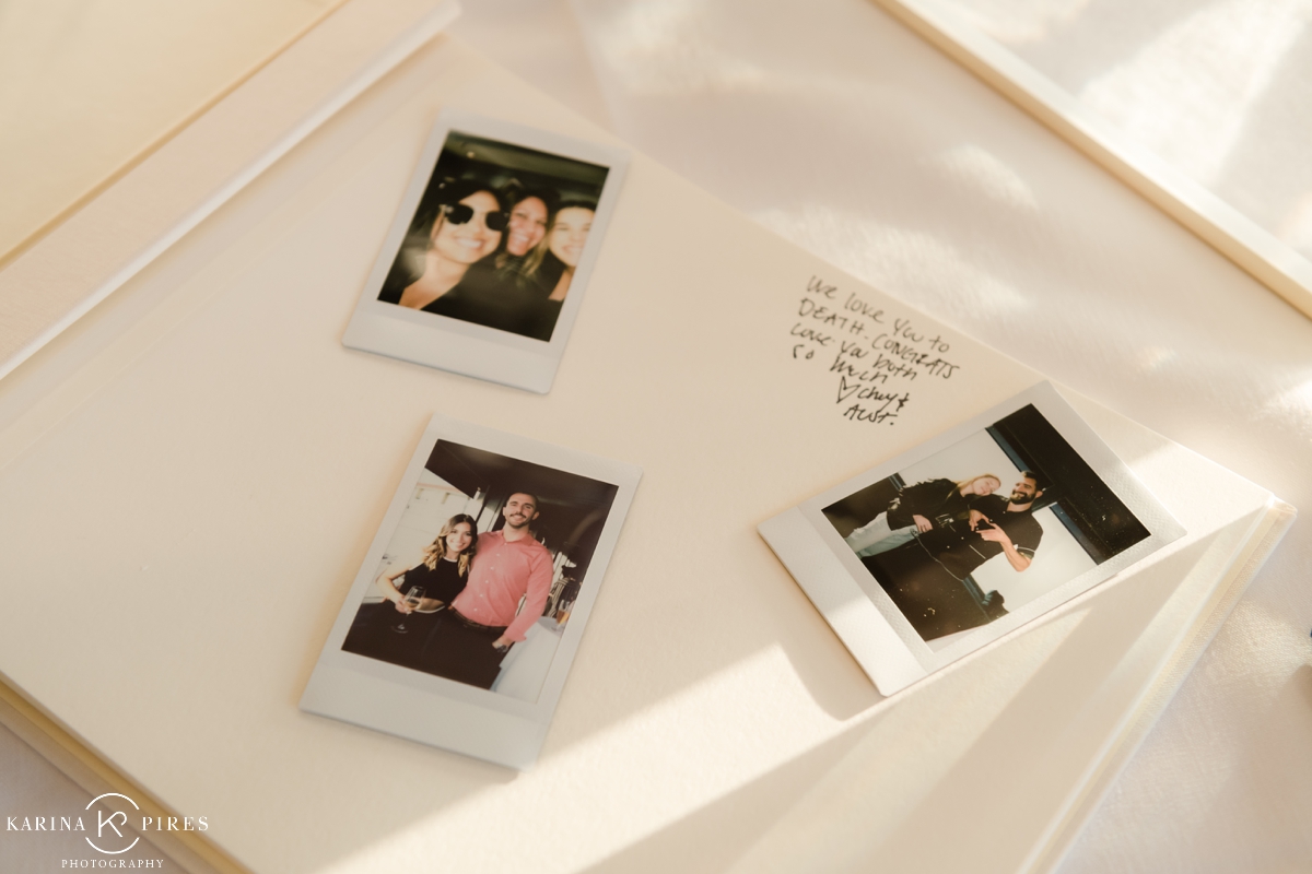 Polaroid images for a Los Angeles engagement party