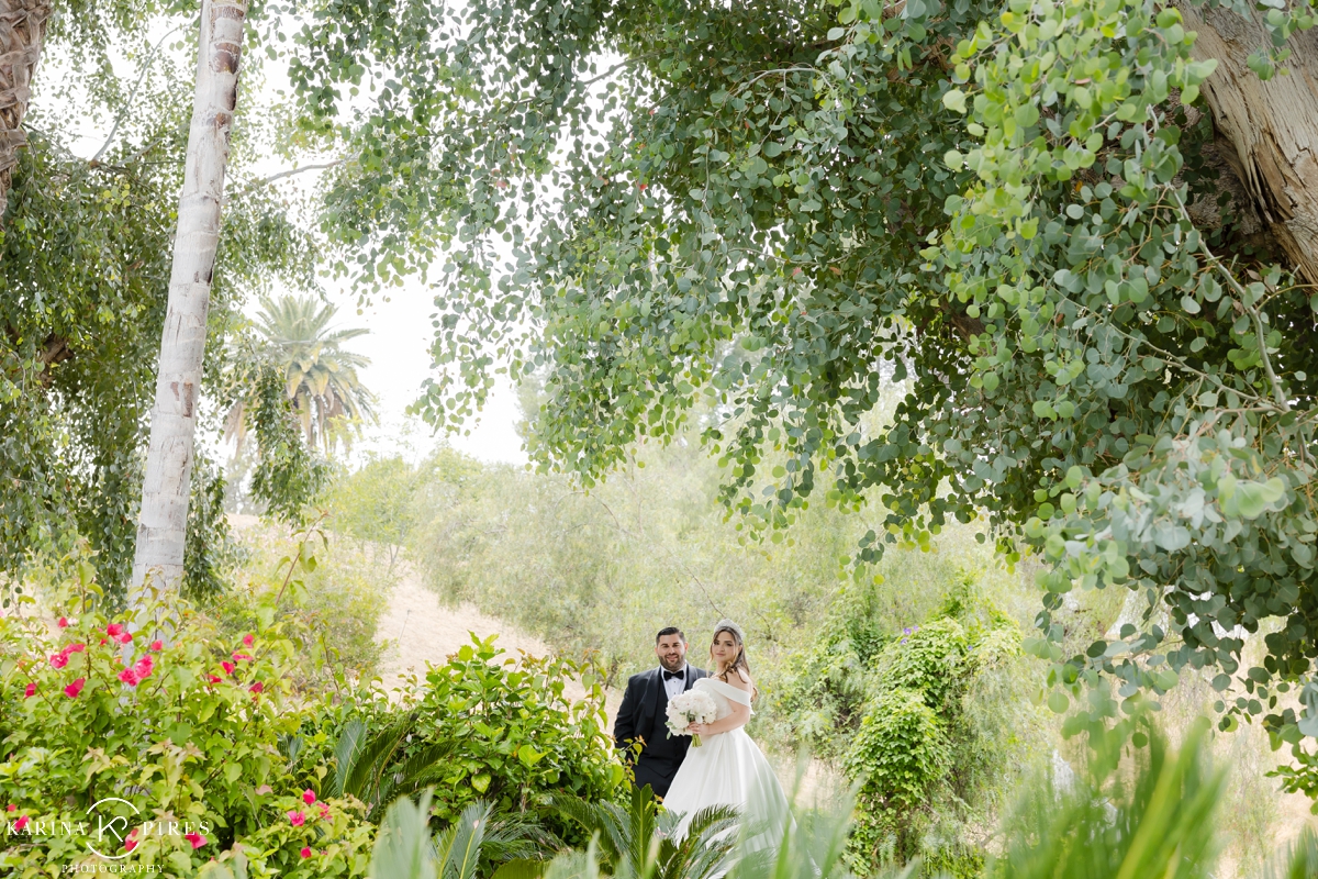 Garden wedding day pictures in Los Angeles