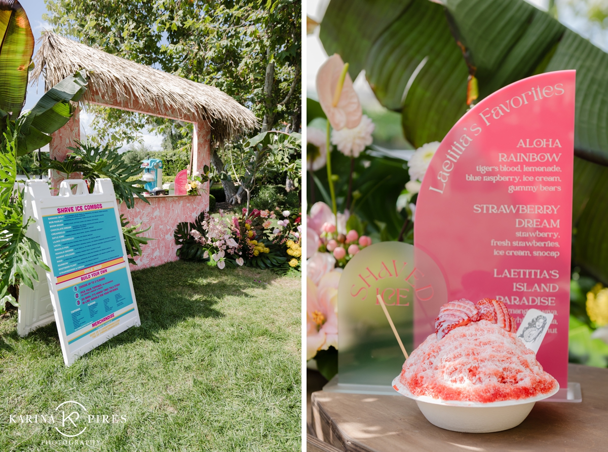 Luau-themed fourth birthday party in Los Angeles