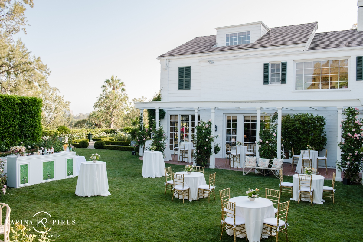 California wedding at a private home in Los Angeles