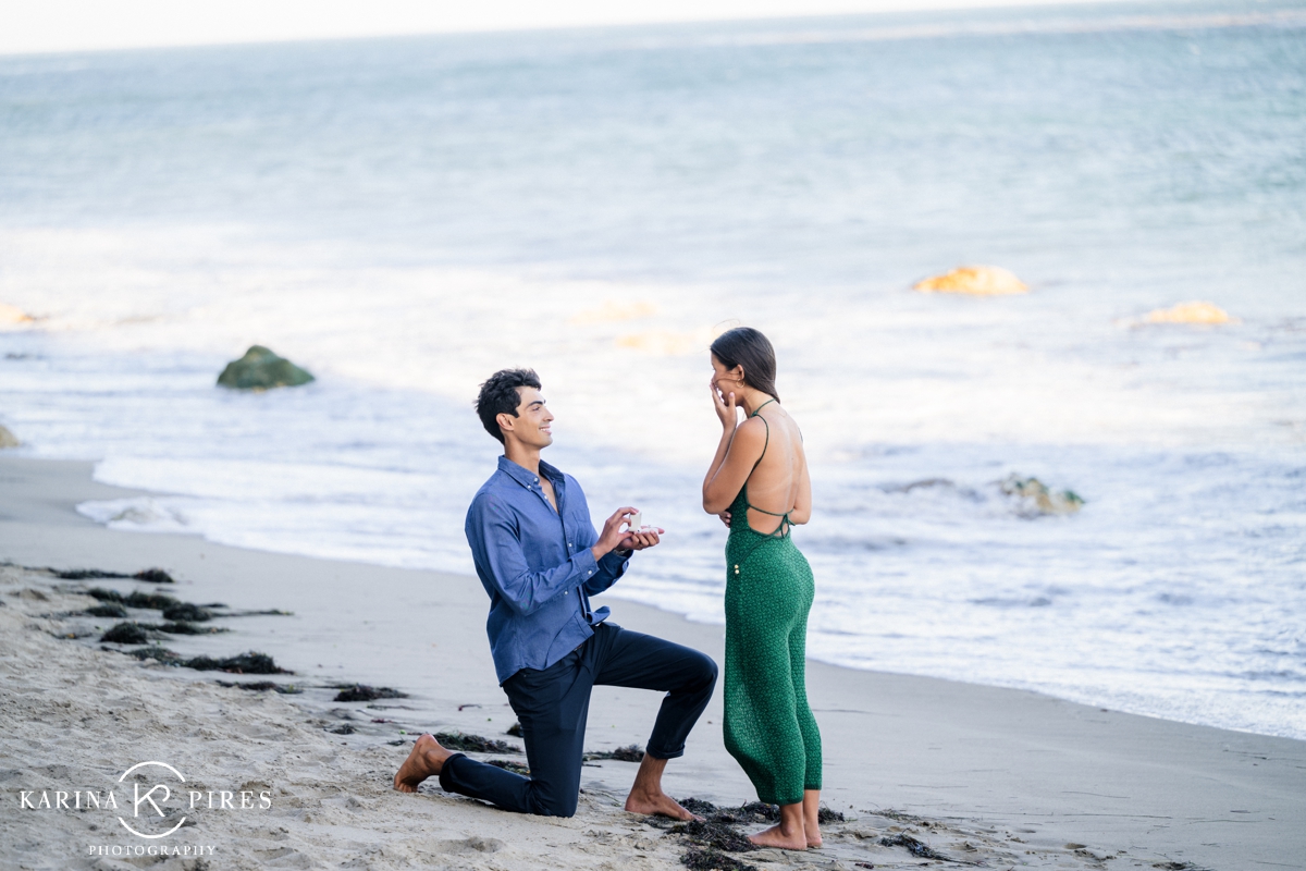 Proposal at Point Dume in Malibu, CA