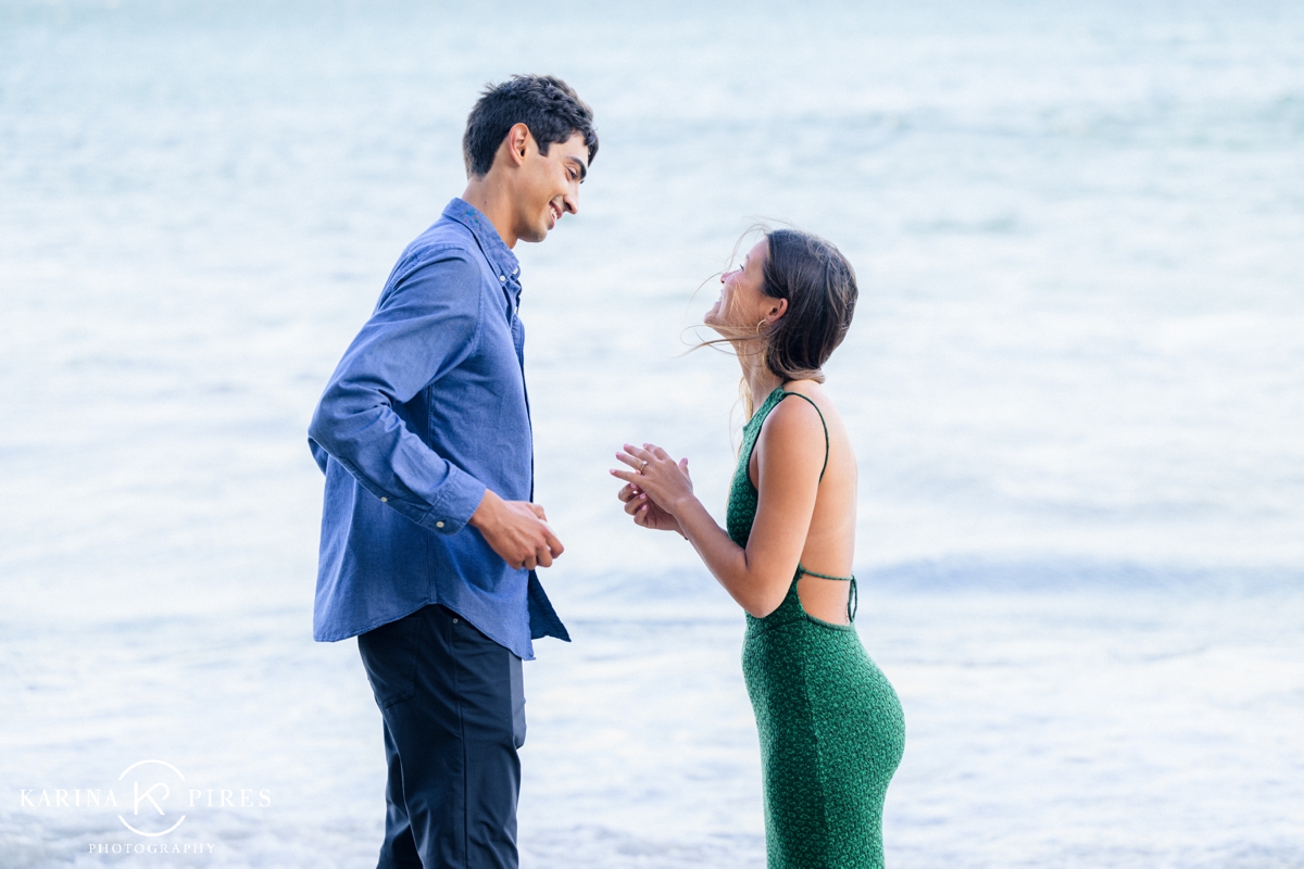 Proposal at Point Dume in Malibu, CA