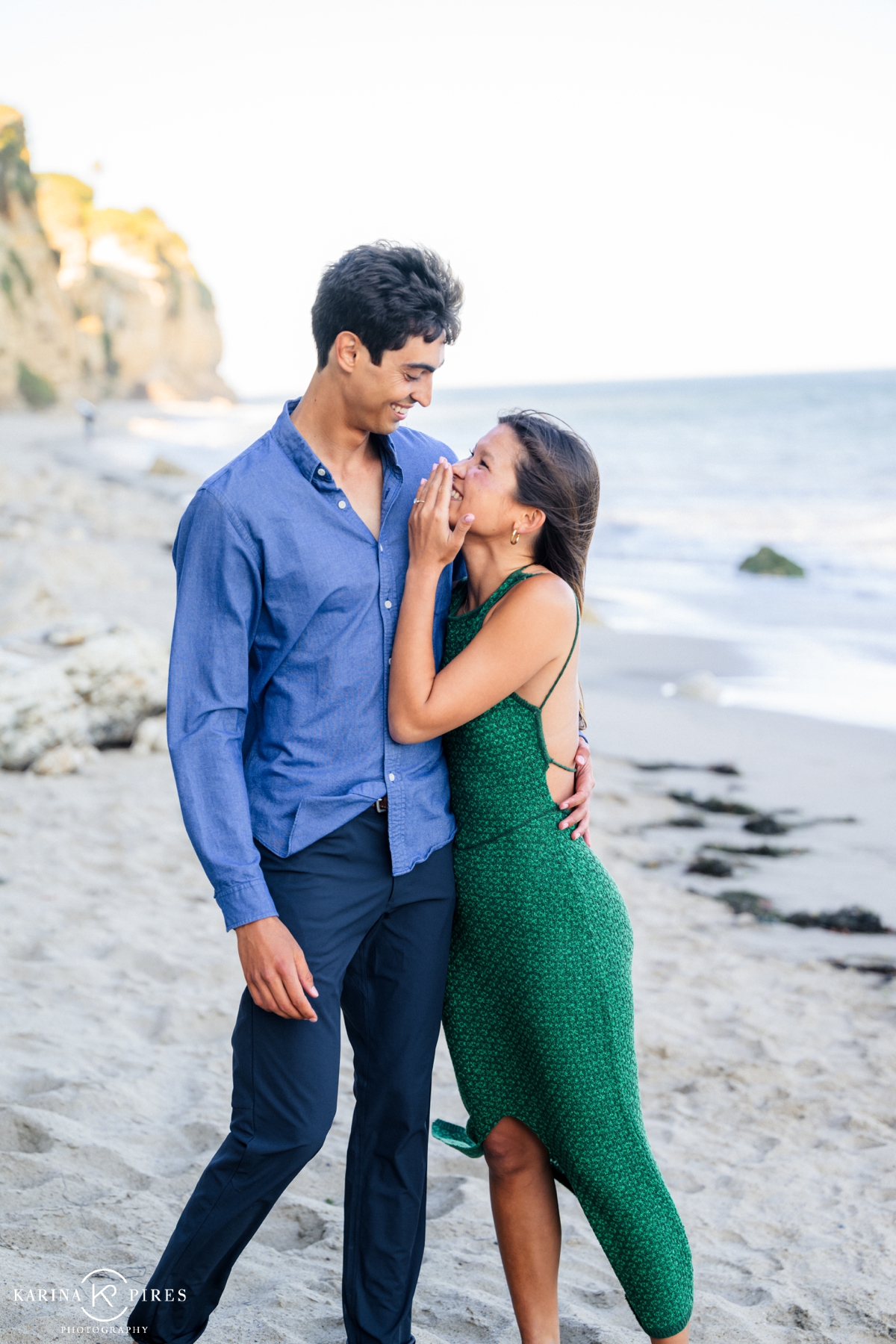 Engagement session at Point Dume