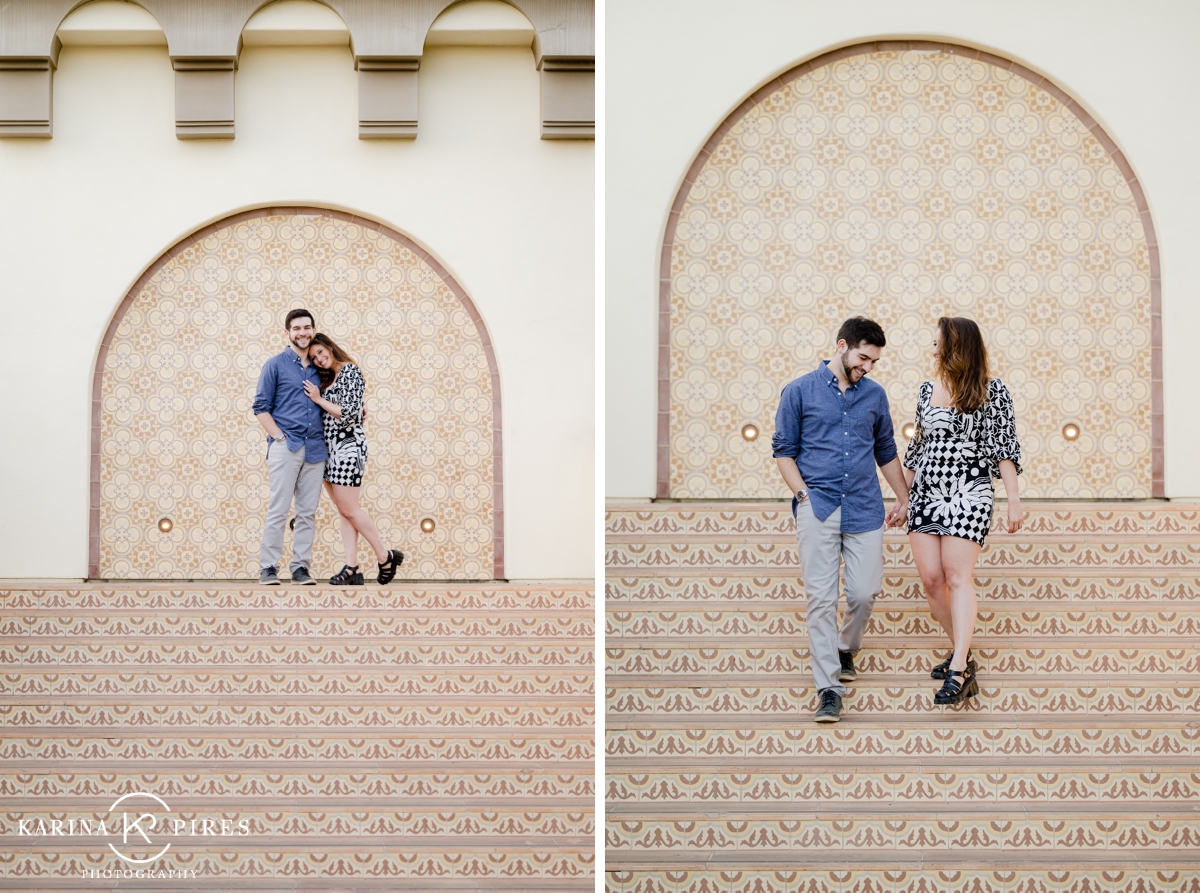 Engagement session at Terranea Resort