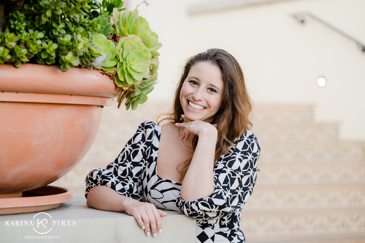 Engagement session at Terranea Resort