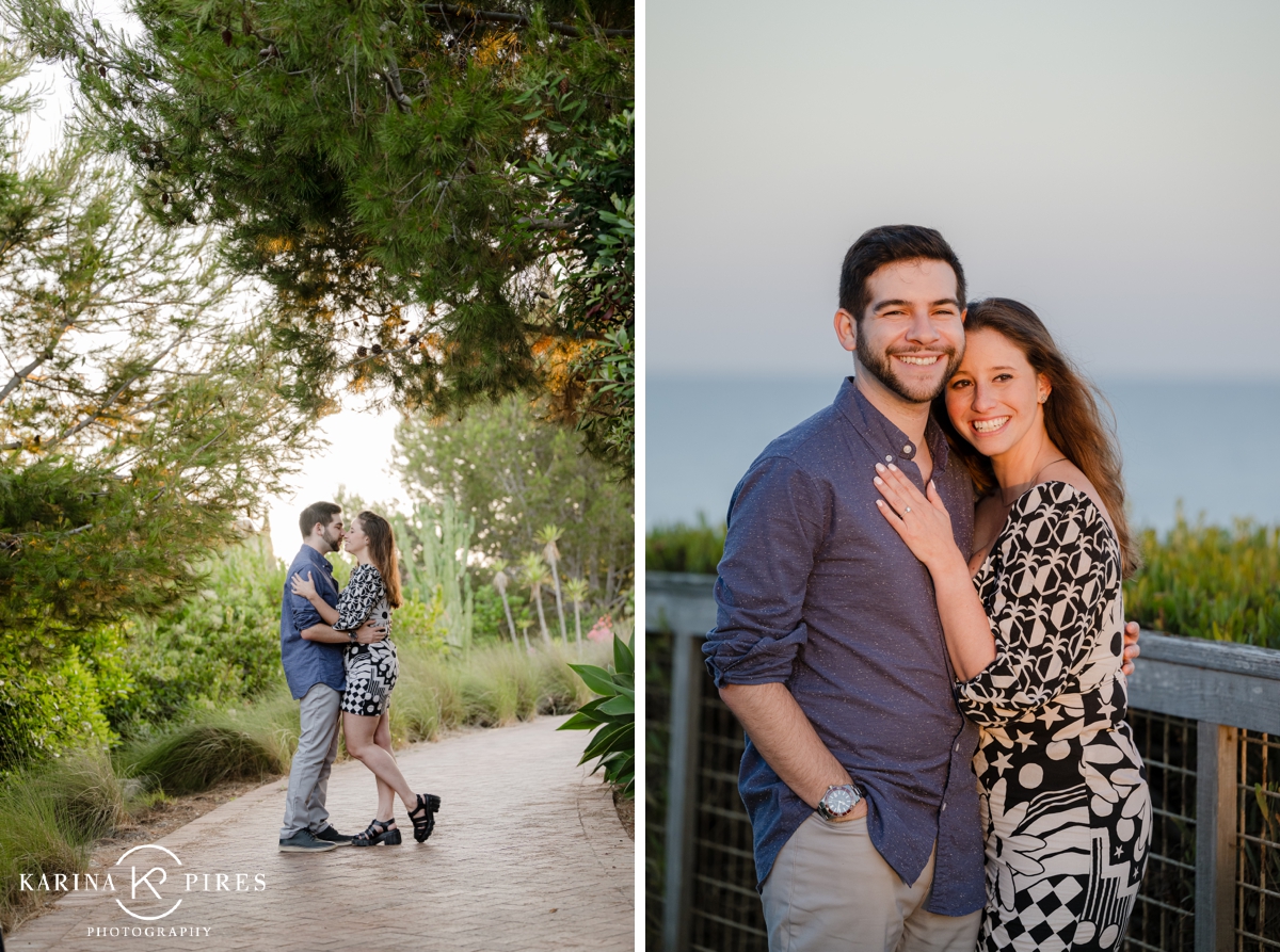 Engagement session at Terranea Resort