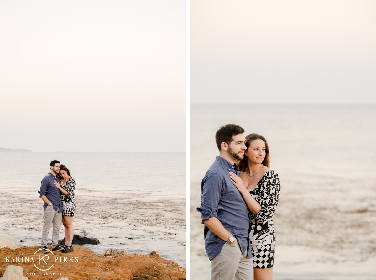 Engagement session at Terranea Resort