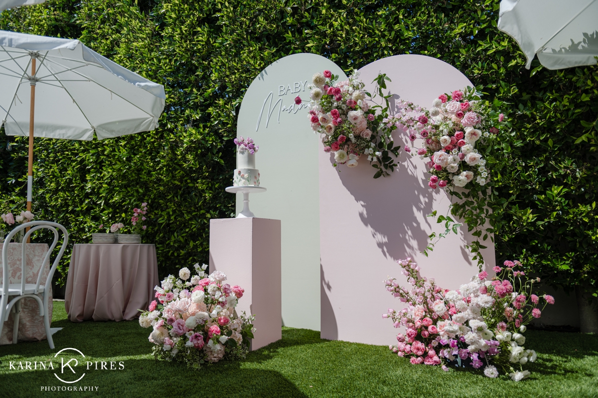 Backyard baby shower in Los Angeles