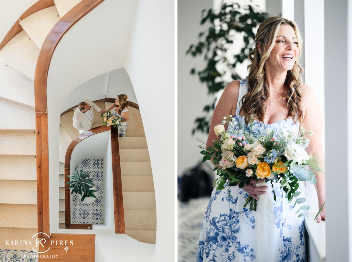 Bridal portraits at Grand Hotel Tritone in Praiano, Italy