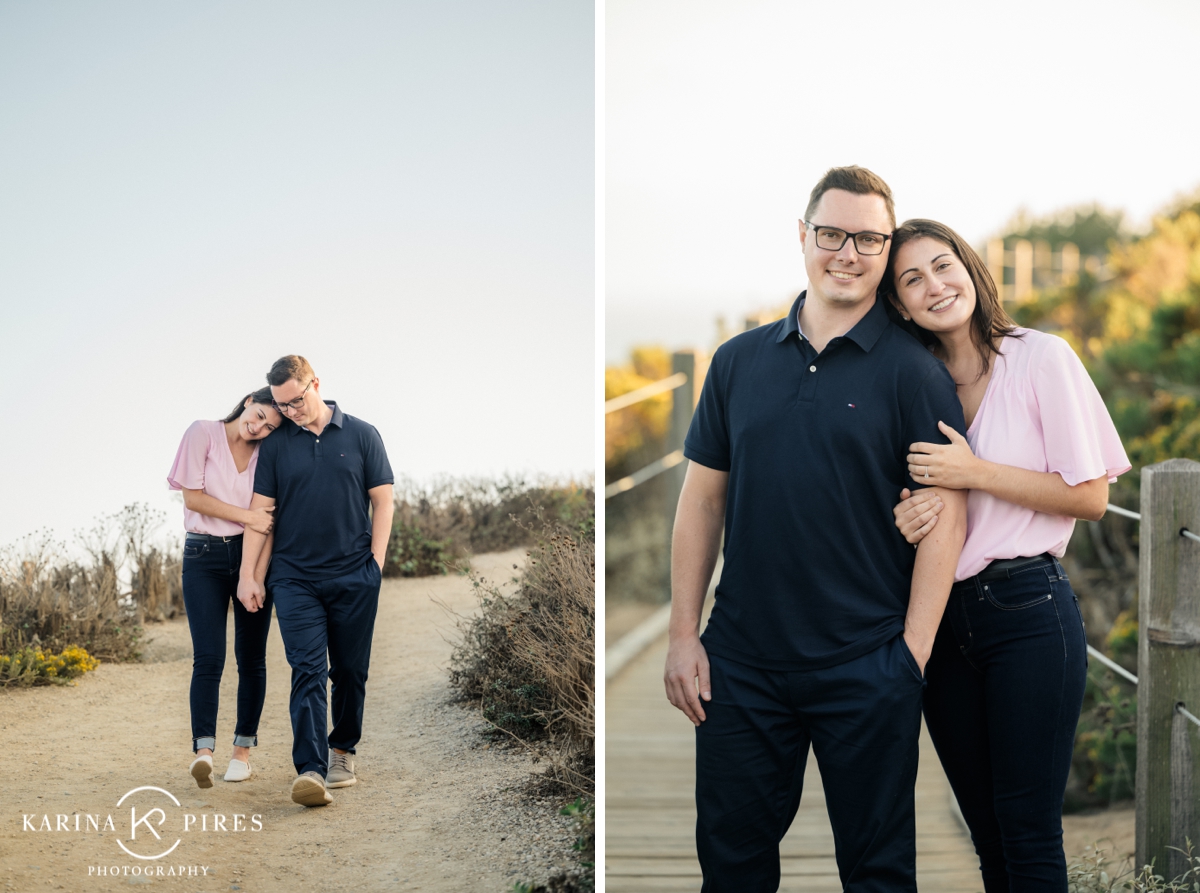 Post proposal sunset pictures on Point Dume