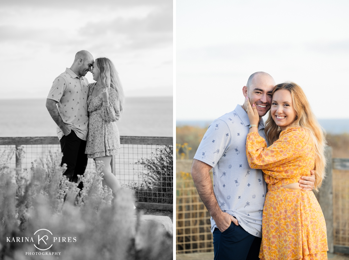 Sunset proposal overlooking Palos Verdes Peninsula