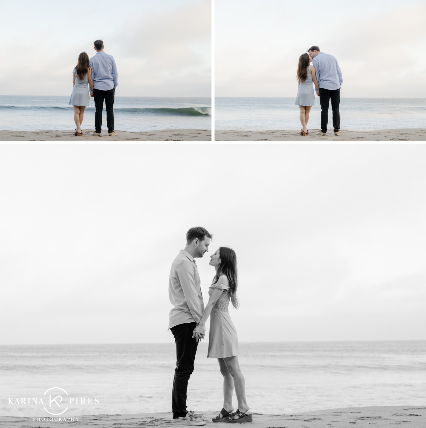 Engagement session in Malibu at Point Dume