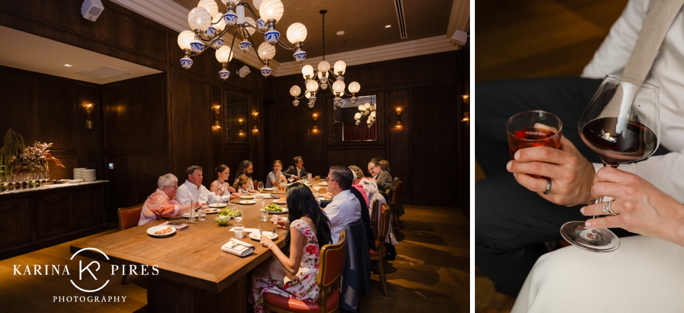Dinner reception at Mother Wolf in Hollywood 