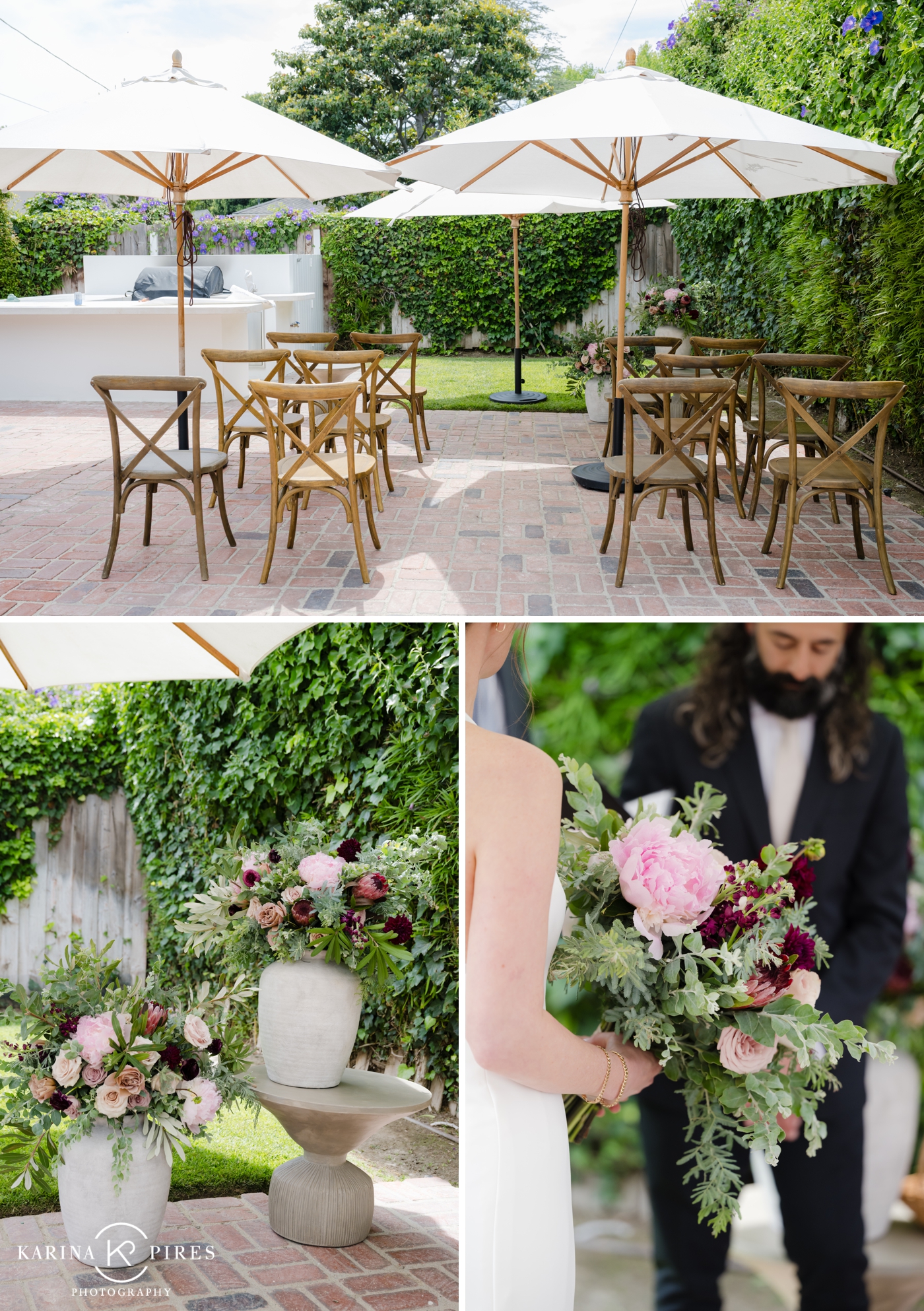 Backyard wedding in Los Angeles
