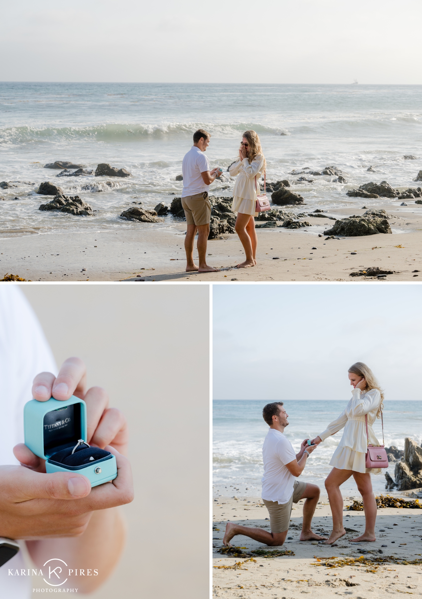 Sunset proposal at El Matador State Beach