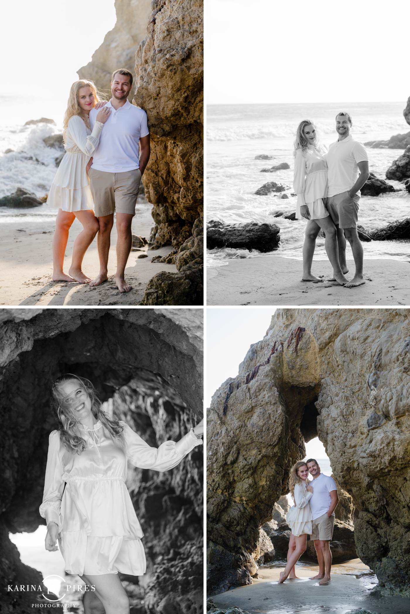Sunset proposal at El Matador State Beach