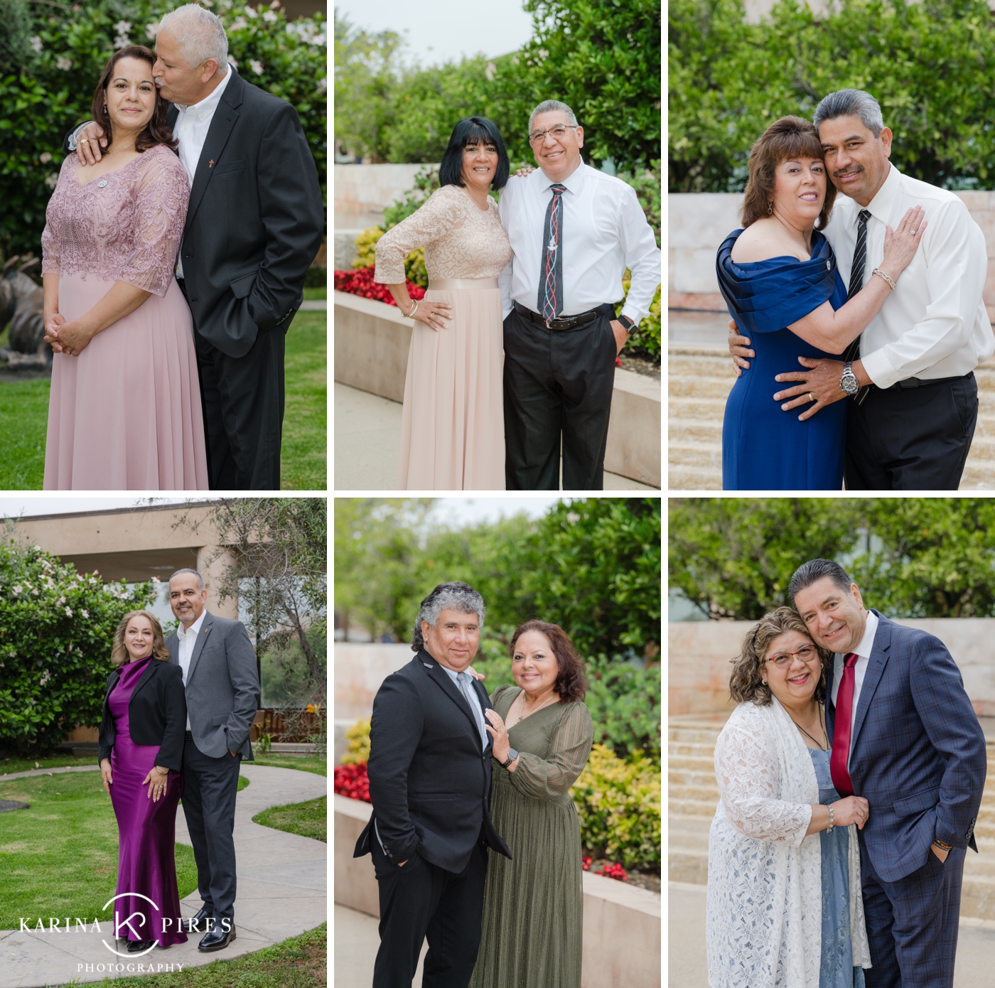 Pre event portraits in Los Angeles, outside of Cathedral of Our Lady of the Angels