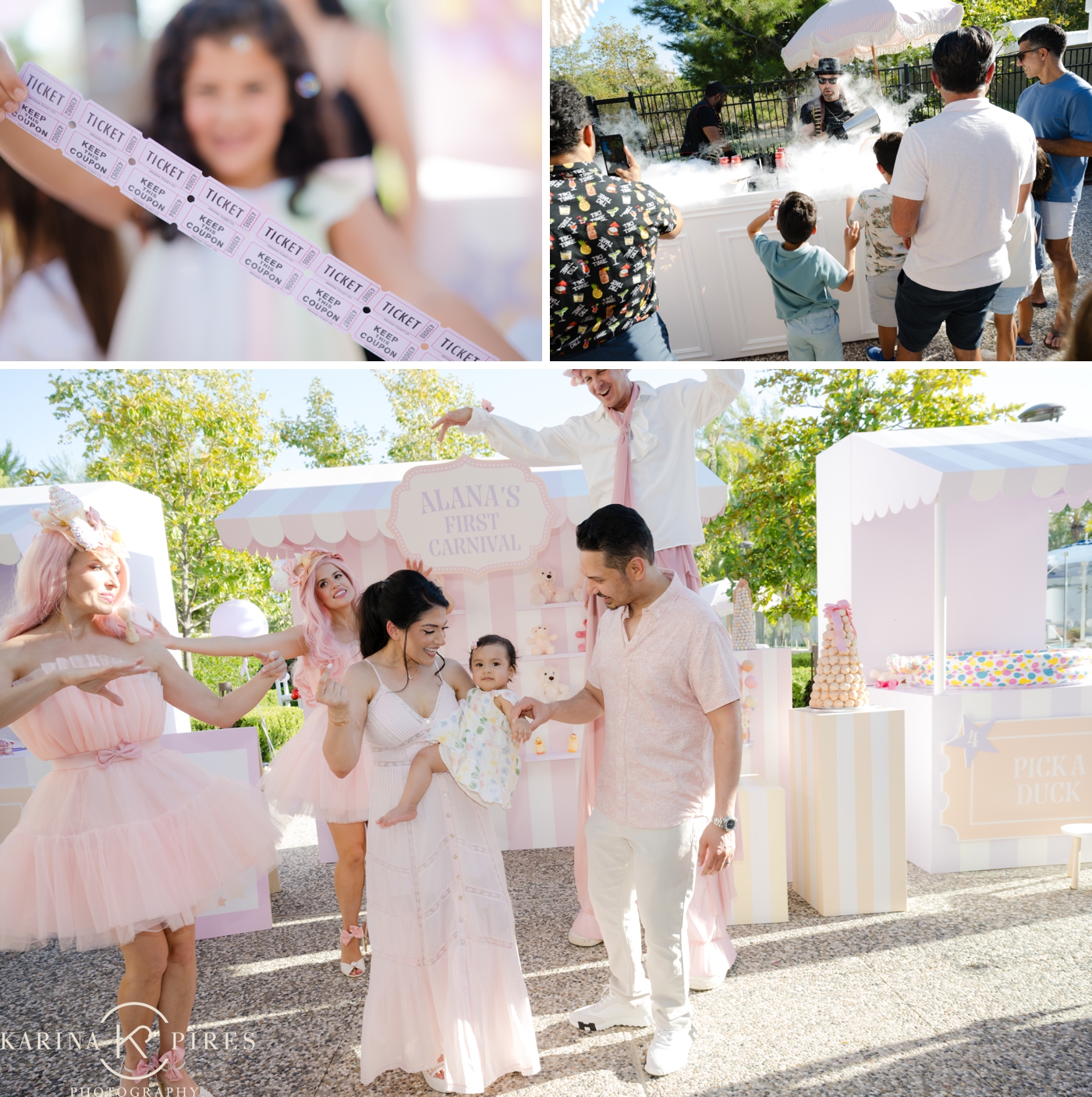 A first birthday party in Los Angeles photographed by lifestyle photographer Karina Pires Photography