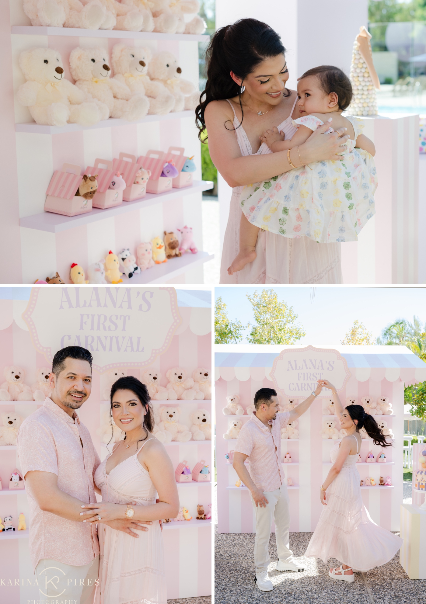 A first birthday party in Los Angeles photographed by lifestyle photographer Karina Pires Photography